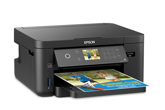 Dash Replenishment Ready Epson Expression Home XP-5100 Wireless Color Photo Printer with Scanner & Copier 