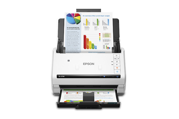 B11B228202 | Epson DS-575W Wireless Color Document Scanner 