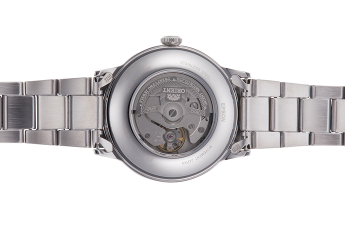 ORIENT: Mechanical Classic Watch, Mertal Strap - 40.5mm (RA-AC0006B)