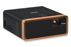 EF-100 Mini-Laser Streaming Projector with Android TV - Black - Certified ReNew
