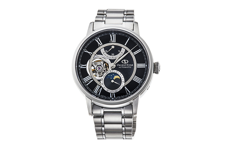 ORIENT STAR: Mechanical Classic Watch, Metal Strap - 41mm (RE-AM0004B)