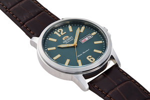 ORIENT: Mechanical Contemporary Watch, Leather Strap - 41.9mm (RA-AA0C06E)