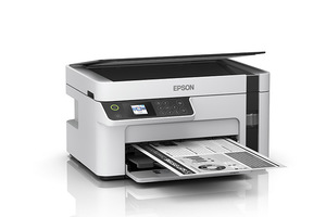 Impresora Multifuncional Blanco y Negro EcoTank M2120