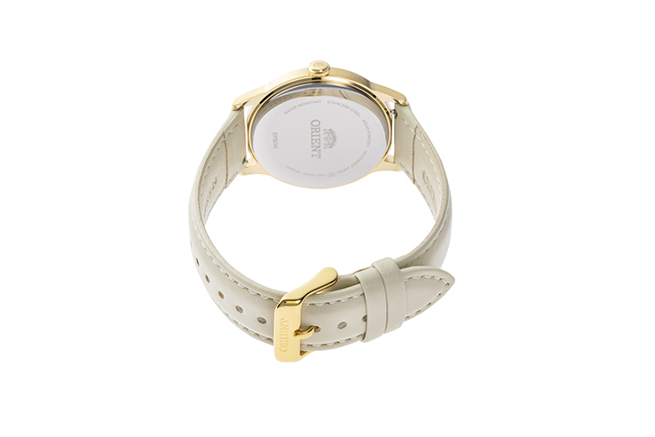 ORIENT: Quartz Classic Watch, Synthetic leather Strap - 38.4mm (RA-WK0001S)