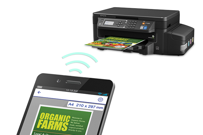 Epson Expression ET-3600 EcoTank All-in-One Supertank Printer - Certified ReNew