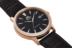 ORIENT: Mechanical Contemporary Watch, Leather Strap - 41.6mm (RA-AC0F03B)