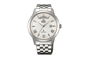 ORIENT: Mechanical Contemporary Watch, Metal Strap - 41.0mm (EV0P002W)