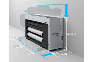 Impressora Multifunção de Grande Formato SureColor T7770DM CAD/ Técnica com 111 cm