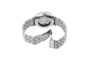 ORIENT: Moderne mechanische Uhr, Metallband – 41,6 mm (RA-AC0F10S)