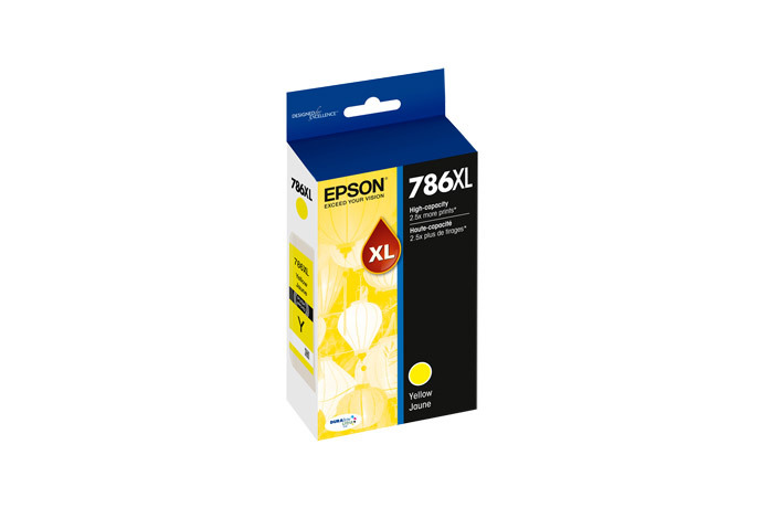 epson durabrite ultra 786xl original ink cartridge  yellow  inkjet  high yield