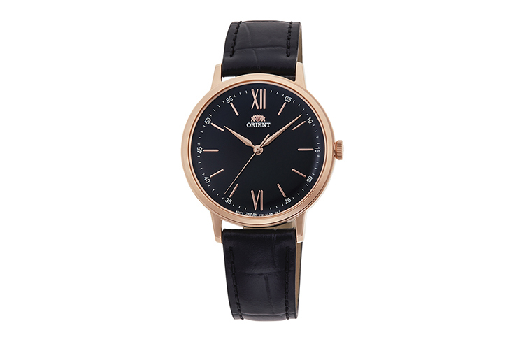 ORIENT: Quartz Classic Watch, Leather Strap - 33.8mm (RA-QC1703B)