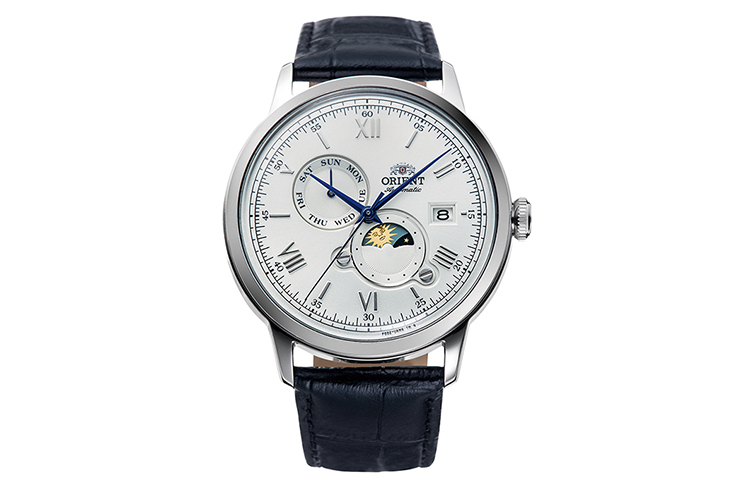 RA-AK0802S | ORIENT: Mechanical Classic Watch, Leather Strap 