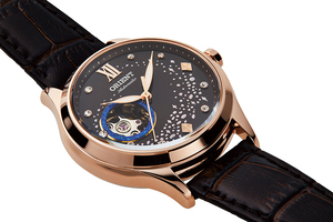 ORIENT: Mechanical Contemporary Watch, Leather Strap - 35.6mm (RA-AG0017Y)