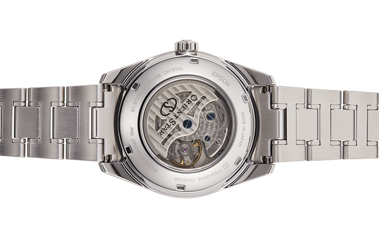 ORIENT STAR: Mechanical Contemporary Watch, Metal Strap - 40.0mm (RE-HK0003B)