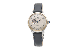 ORIENT STAR: Mechanical Classic Watch, Leather Strap - 30.5mm (RE-ND0011N)