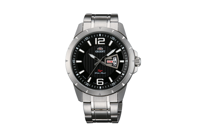 UG1X004B | ORIENT: Quartz Sports Watch, Metal Strap - 43.0mm 