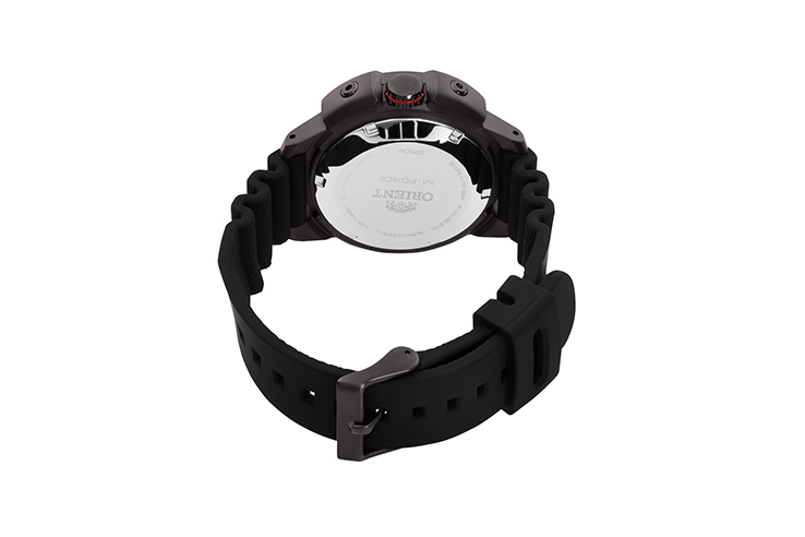 ORIENT: Mechanical Sports Watch, Silicon Strap - 45.0mm  (RA-AC0L03B)