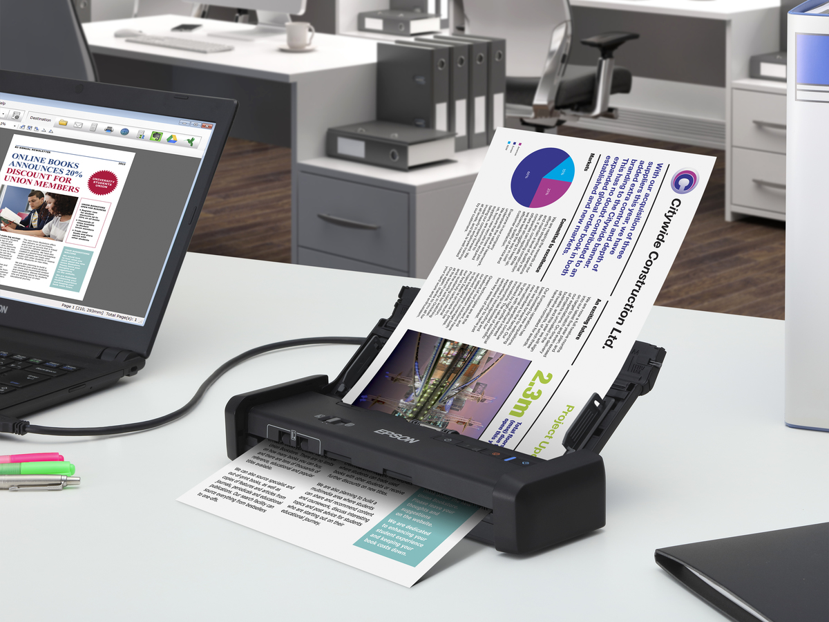 B11B241501 | Epson WorkForce DS-310 Portable Sheet-fed Document Scanner