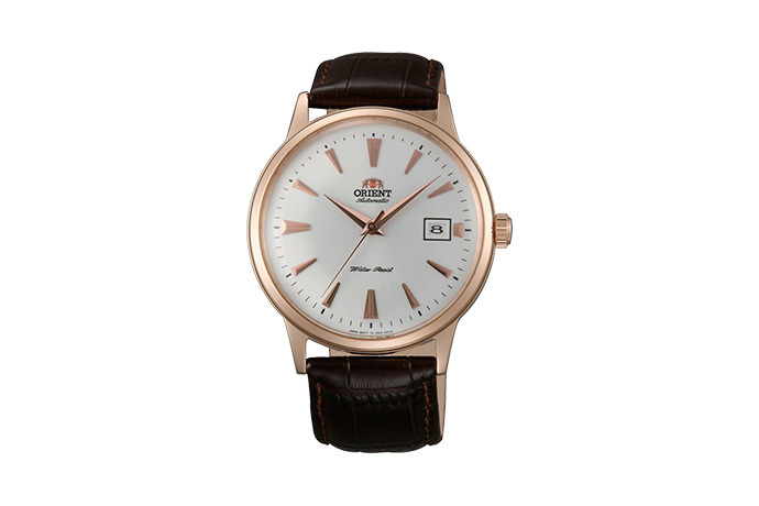 ORIENT: Mechanical Classic Watch, Leather Strap - 40.5mm (AC00002W)
