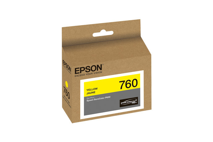 epson t760420 (760) ultrachrome hd ink - yellow
