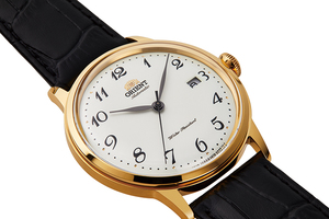 ORIENT: Mechanical Classic Watch, Leather Strap - 40.5mm (RA-AC0002S)