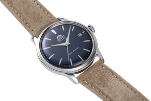 ORIENT: Mechanical Classic Watch, Leather Strap - 38.4mm (RA-AC0M12L) 