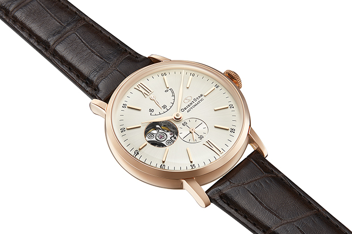 RE-AV0001S | ORIENT STAR: Mechanical Classic Watch, Leather Strap 
