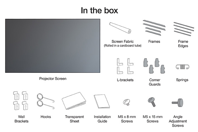 SilverFlex™ Ultra 100" Ambient Light Rejecting Mega Screen