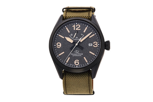 ORIENT STAR: Mechanical Sports Watch, Nylon & Nylon Strap - 41.omm (RE-AU0206B)