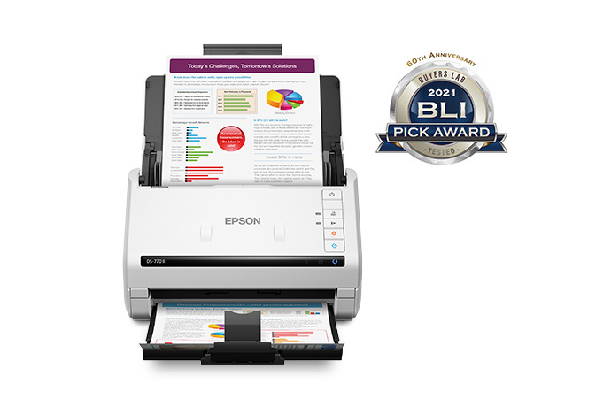 Epson DS-770 II Color Duplex Document Scanner - Certified ReNew