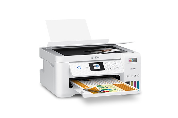 EcoTank ET-2850 Wireless Colour All-in-One Cartridge-Free Supertank Printer with Scan, Copy and Auto 2-sided Printing - Refurbished