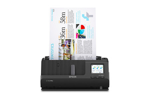 WorkForce ES-C380W Wireless Compact Document Scanner with LCD Touchscreen