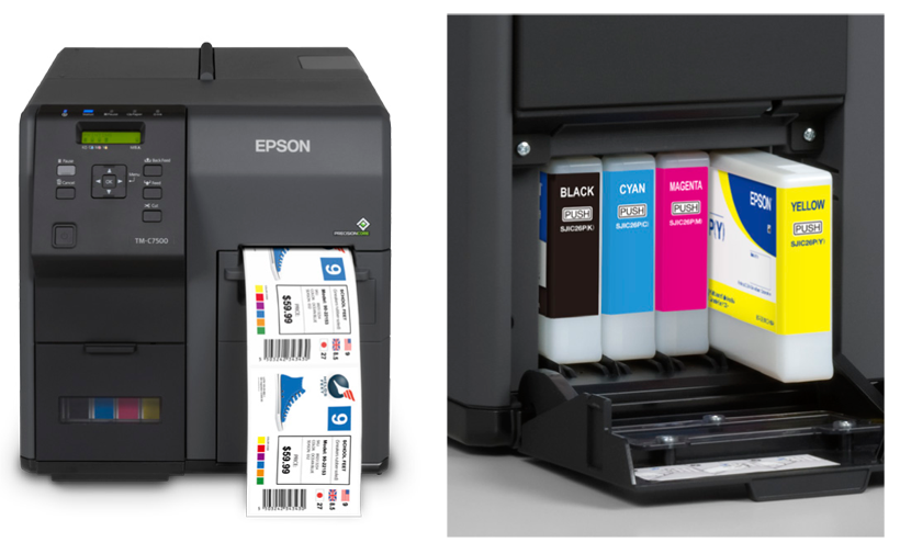  Epson  ColorWorks C7510G Inkjet Color  Label Printer Label 