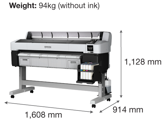 C11cf07409 Epson Surecolor Sc F6270 Dye Sublimation Textile Printer Large Format Printers 1483