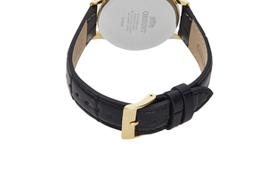 ORIENT: Quartz Contemporary Watch, Leather Strap - 39.0mm (RF-QD0002B)