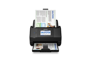 ES-580W scanner with paper tray