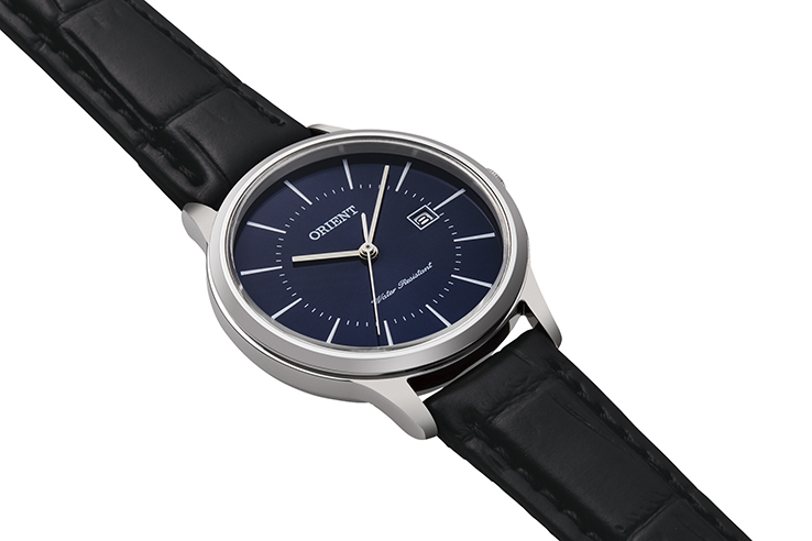 ORIENT: Quartz Contemporary Watch, Leather Strap - 30.0mm (RF-QA0005L)