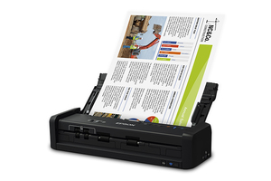 WorkForce ES-300W Wireless Portable Duplex Document Scanner with ADF - Refurbished