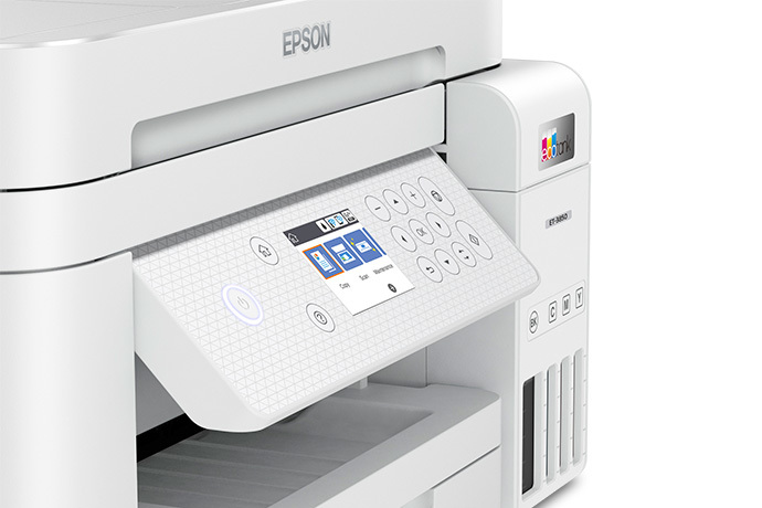 Epson - EcoTank ET-3850 All-in-One Supertank Inkjet Printer - White