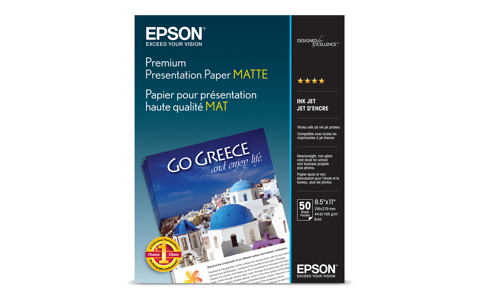 Epson Premium Presentation Paper Matte product package