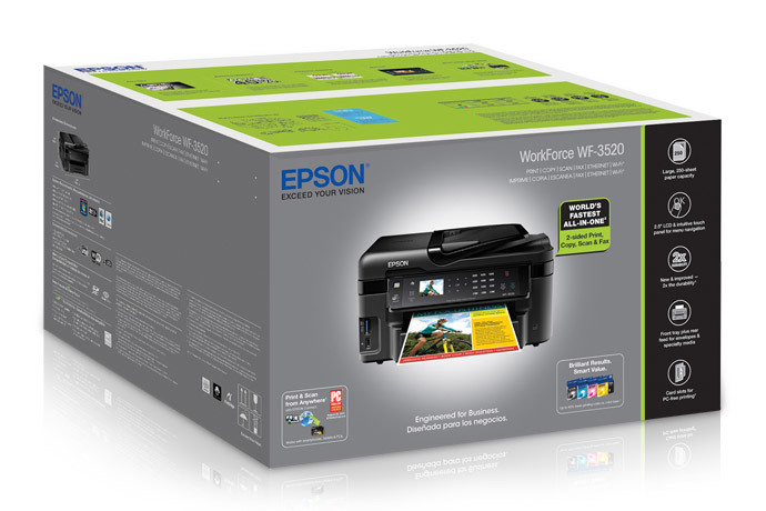 WorkForce WF-3520 Workforce serie Modèle d'imprimante Epson Cartouches  d'encre Epson T1295 multipack 4 cartouches d'encre haute capacité (marque  123encre)