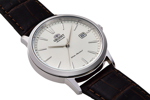 ORIENT: Mechanical Contemporary Watch, Leather Strap - 41.6mm (RA-AC0F07S)