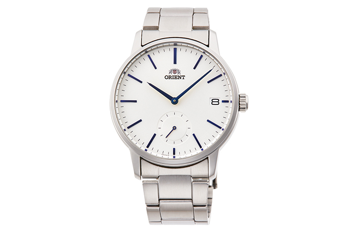 Orient: Cuarzo Contemporary Reloj, Cuero Correa - 40.0mm (GW05003W)