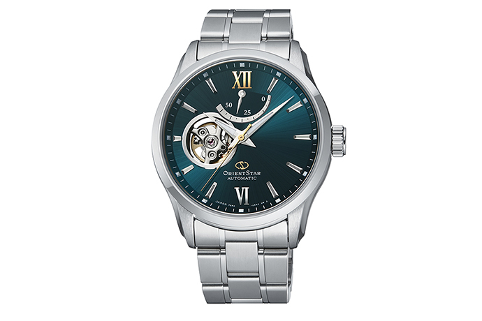 ORIENT STAR: Mechanical Contemporary Watch, Metal Strap - 39.3mm (RE-AT0002E)