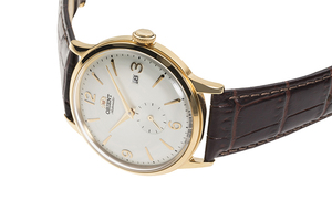 ORIENT: Mechanical Classic Watch, Leather Strap - 40.5mm (RA-AP0004S)