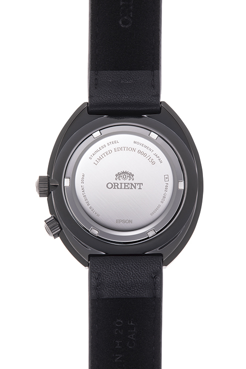 ORIENT: Mechanical Sports Watch, Leather Strap - 43.5mm (RA-AA0E07B) Limited