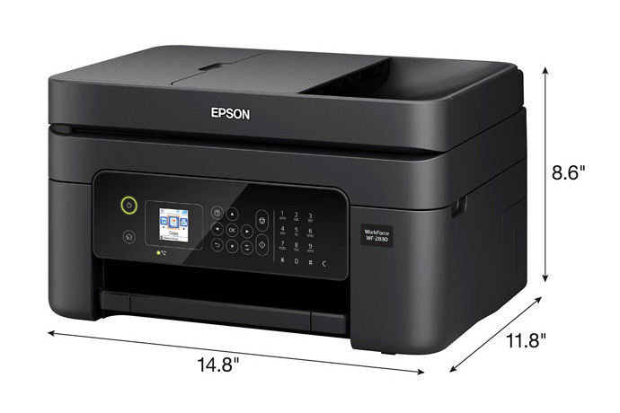 Epson WorkForce WF-2830 All-in-One Printer - Certified ReNew