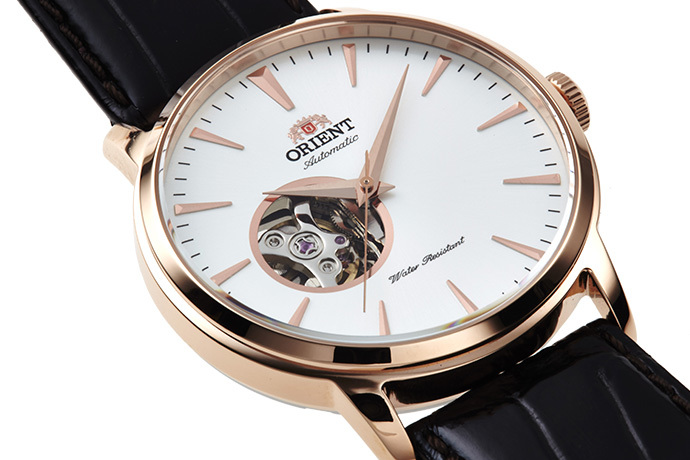 ORIENT: Mechanical Contemporary Watch, Leather Strap - 41.0mm (AG02002W)