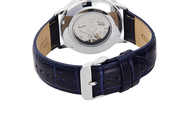 ORIENT: Mechanical Contemporary Watch, Leather Strap - 41.6mm (RA-AC0F06L)