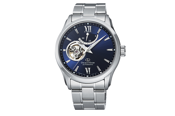 ORIENT STAR: Mechanical Contemporary Watch, Metal Strap - 39.3mm (RE-AT0001L)